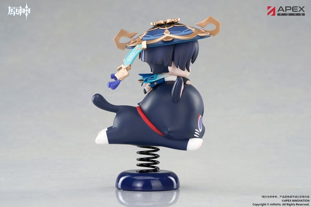 Genshin Impact - Wanderer (Scaramouche), Chibi Character Yurayura Stand PVC Figure 11 cm