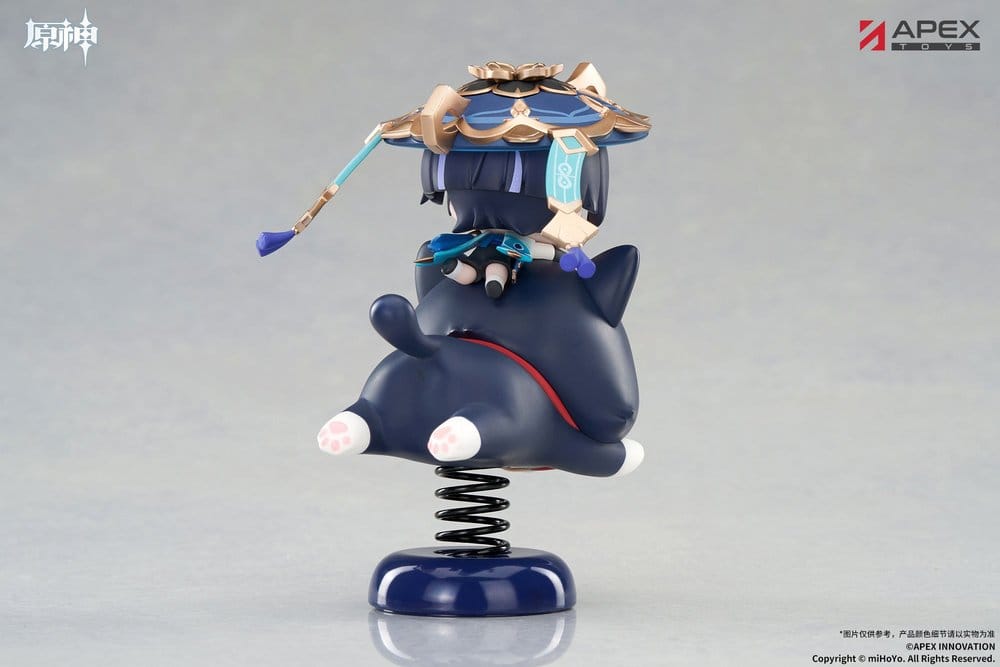 Genshin Impact - Wanderer (Scaramouche), Chibi Character Yurayura Stand PVC Figure 11 cm