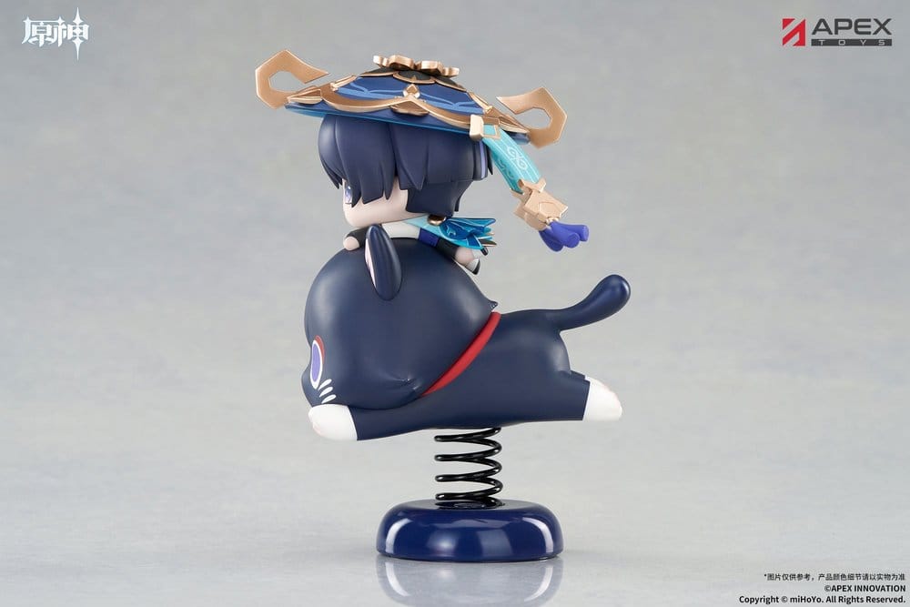 Genshin Impact - Wanderer (Scaramouche), Chibi Character Yurayura Stand PVC Figure 11 cm