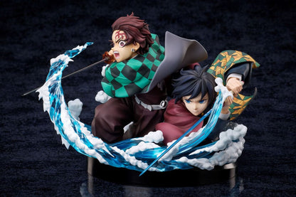 Demon Slayer: Kimetsu no Yaiba - Tanjiro & Giyu, PVC Statue 13 cm