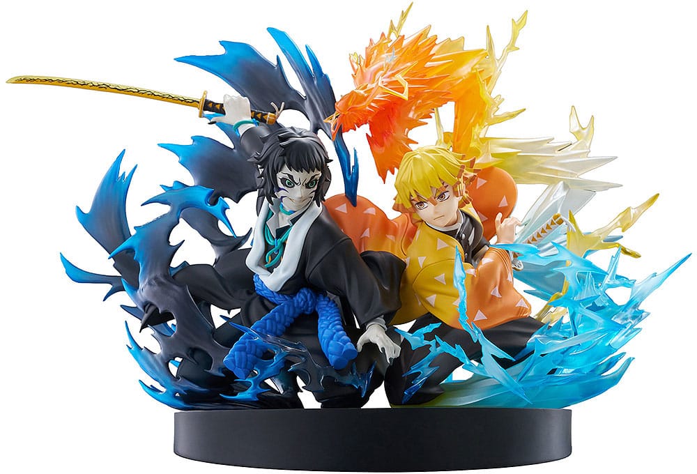 Demon Slayer: Kimetsu no Yaiba - Zenitsu Agatsuma & Kaigaku, PVC Statue 15 cm