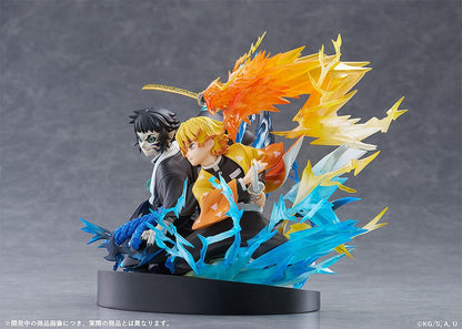 Demon Slayer: Kimetsu no Yaiba - Zenitsu Agatsuma & Kaigaku, PVC Statue 15 cm