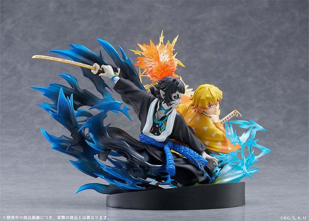 Demon Slayer: Kimetsu no Yaiba - Zenitsu Agatsuma & Kaigaku, PVC Statue 15 cm