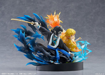 Demon Slayer: Kimetsu no Yaiba - Zenitsu Agatsuma & Kaigaku, PVC Statue 15 cm