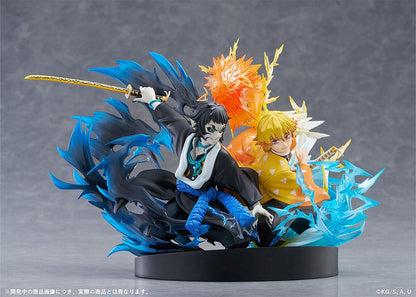 Demon Slayer: Kimetsu no Yaiba - Zenitsu Agatsuma & Kaigaku, PVC Statue 15 cm