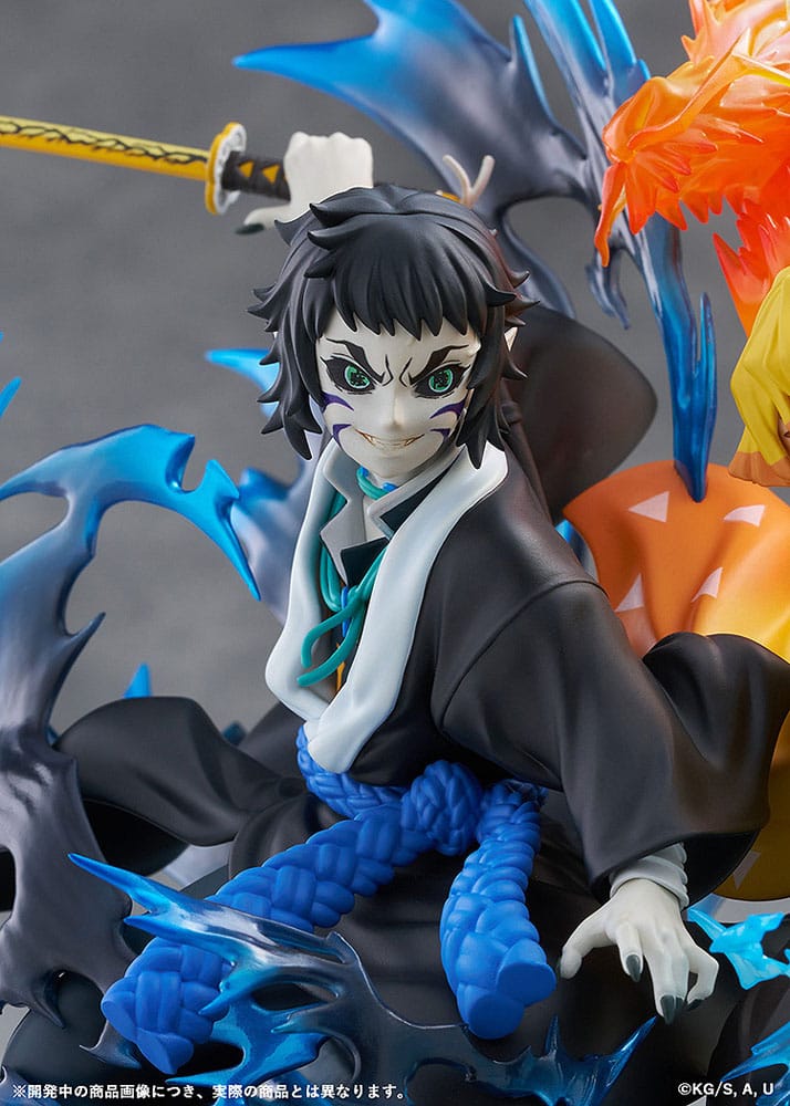 Demon Slayer: Kimetsu no Yaiba - Zenitsu Agatsuma & Kaigaku, PVC Statue 15 cm