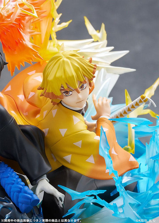 Demon Slayer: Kimetsu no Yaiba - Zenitsu Agatsuma & Kaigaku, PVC Statue 15 cm