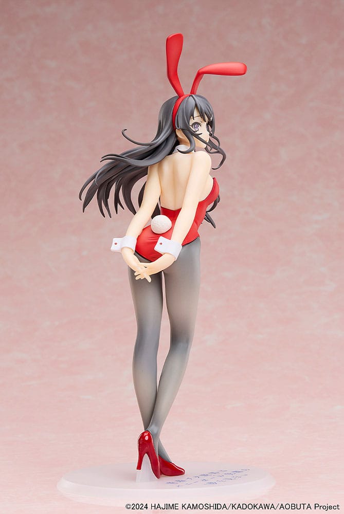 Bunny Girl Senpai - Mai Sakurajima, Red Bunny Girl Ver. Rascal Does Not Dream of Bunny Girl Senpai Statue 1/7 27 cm