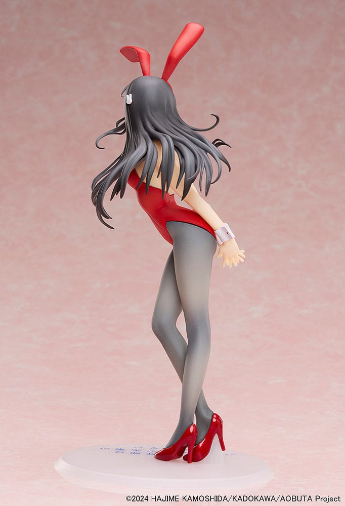 Bunny Girl Senpai - Mai Sakurajima, Red Bunny Girl Ver. Rascal Does Not Dream of Bunny Girl Senpai Statue 1/7 27 cm