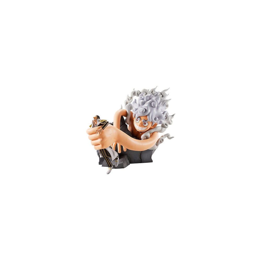 One Piece - Monkey D Luffy Gear 5 vs Borsalino, Burst of Energy Collection Ichibansho PVC Statue 20 cm