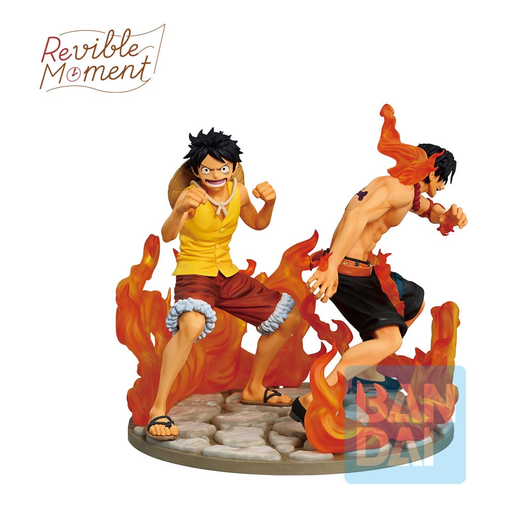 One Piece - Ace & Luffy, Statue Ichibansho - Dramatic Memories 15 cm