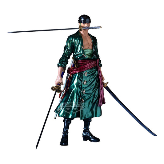 One Piece - Roronoa Zoro, Premium The Metallic PVC Statue 30 cm