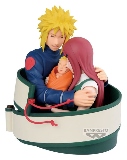 Naruto - Minato & Naruto & Kushina, 72 Series PVC Statue 13 cm