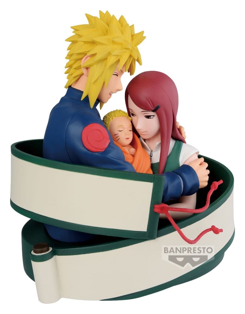 Naruto - Minato & Naruto & Kushina, 72 Series PVC Statue 13 cm