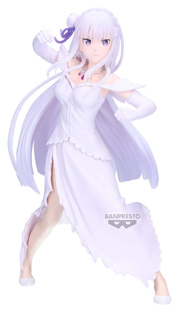 Re:ZERO(Starting Life in Another World) - Emilia, Espresto PVC-Figur (Excite Motions) 22 cm
