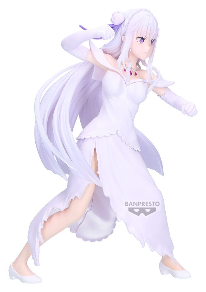 Re:ZERO(Starting Life in Another World) - Emilia, Espresto PVC-Figur (Excite Motions) 22 cm