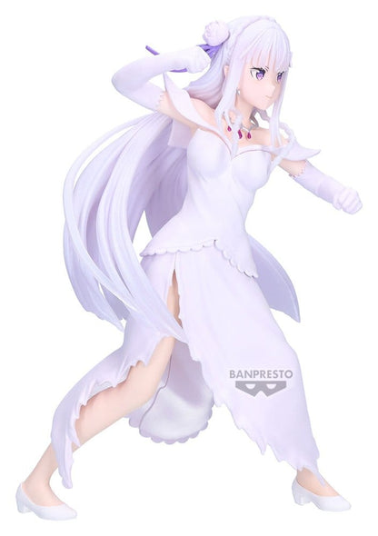 Re:ZERO(Starting Life in Another World) - Emilia, Espresto PVC-Figur (Excite Motions) 22 cm