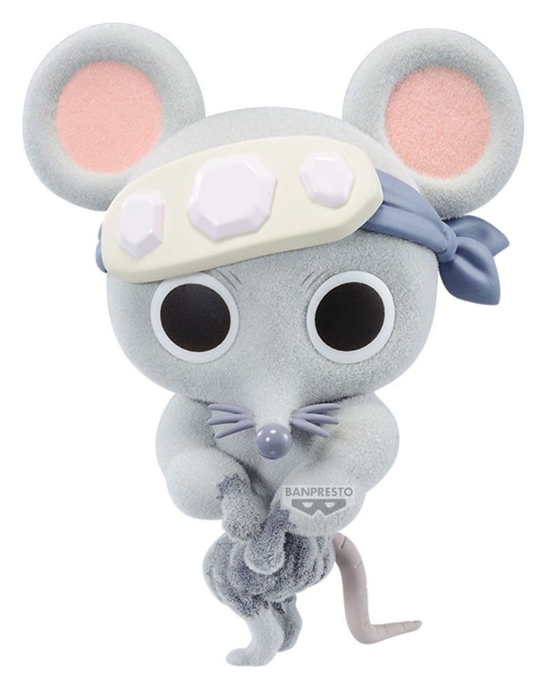 Demon Slayer: Kimetsu no Yaiba - Muscular Mice, Fluffy Puffy PVC Figure (Ver. B) 7 cm