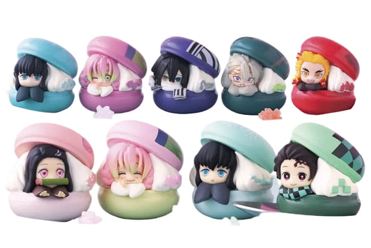 Demon Slayer - 1 Blind Pack, Gashapon Mini-Figures 4 cm Chara Macaron