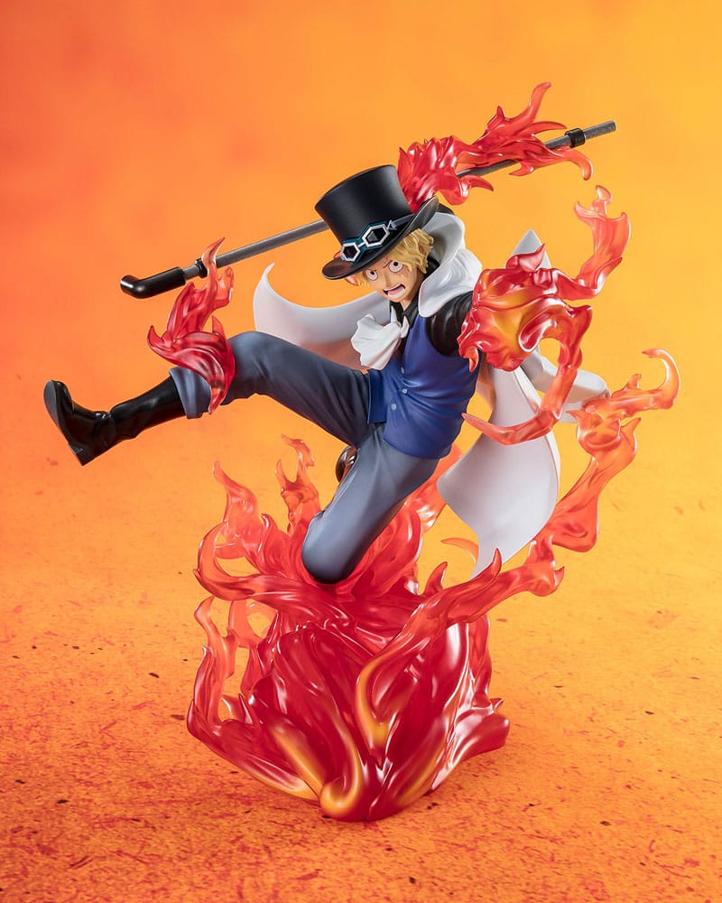 One Piece - Sabo, Figuarts ZERO Extra Battle PVC Statue Fire Fist Rook Check 19 cm