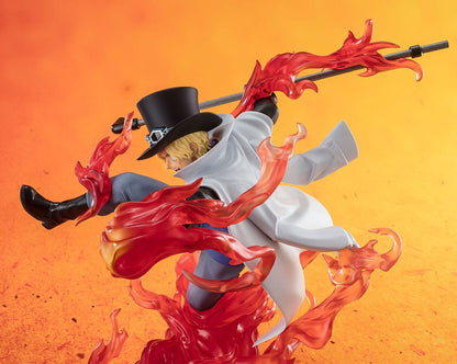 One Piece - Sabo, Figuarts ZERO Extra Battle PVC Statue Fire Fist Rook Check 19 cm