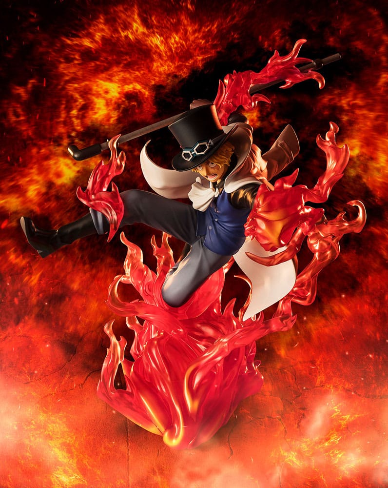 One Piece - Sabo, Figuarts ZERO Extra Battle PVC Statue Fire Fist Rook Check 19 cm