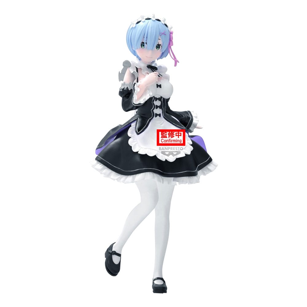 Re:Zero - Rem, World Glitter & Glamours PVC Statue (Maid Ver.) 24 cm