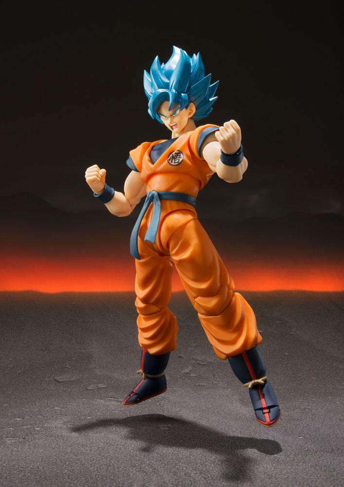 Dragon Ball Super - Super Saiyajin God Super Saiyajin Goku, Broly S.H. Figuarts Actionfigur Super 14 cm