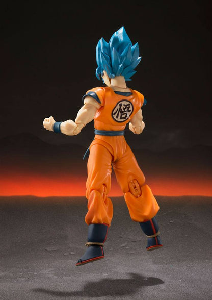 Dragon Ball Super - Super Saiyajin God Super Saiyajin Goku, Broly S.H. Figuarts Actionfigur Super 14 cm