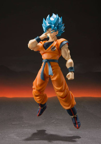 Dragon Ball Super - Super Saiyajin God Super Saiyajin Goku, Broly S.H. Figuarts Actionfigur Super 14 cm