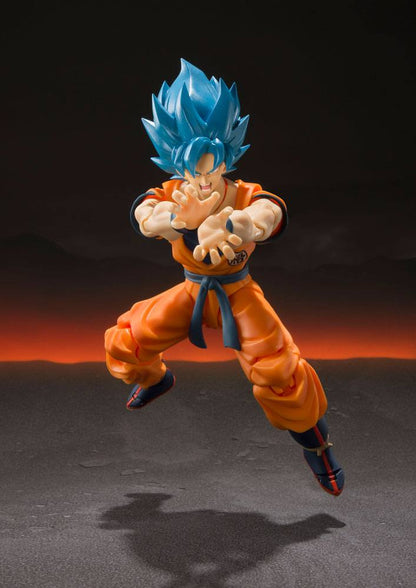 Dragon Ball Super - Super Saiyajin God Super Saiyajin Goku, Broly S.H. Figuarts Actionfigur Super 14 cm