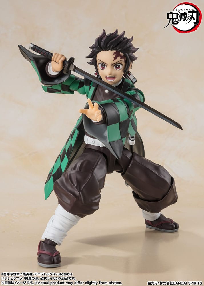 Demon Slayer - Tanjiro Kamado, Kimetsu no Yaiba S.H. Figuarts Action Figure 14 cm
