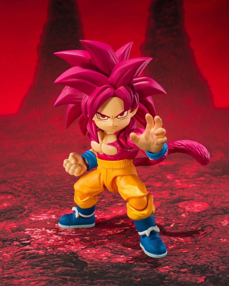 Dragon Ball - Super Saiyan Level 4 Son Goku, Daima S.H.Figuarts Action Figure (mini) 8 cm