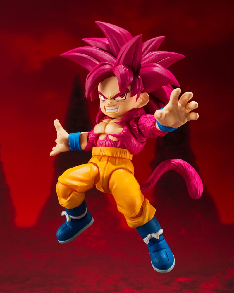 Dragon Ball - Super Saiyan Level 4 Son Goku, Daima S.H.Figuarts Action Figure (mini) 8 cm