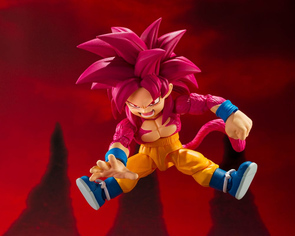Dragon Ball - Super Saiyan Level 4 Son Goku, Daima S.H.Figuarts Action Figure (mini) 8 cm