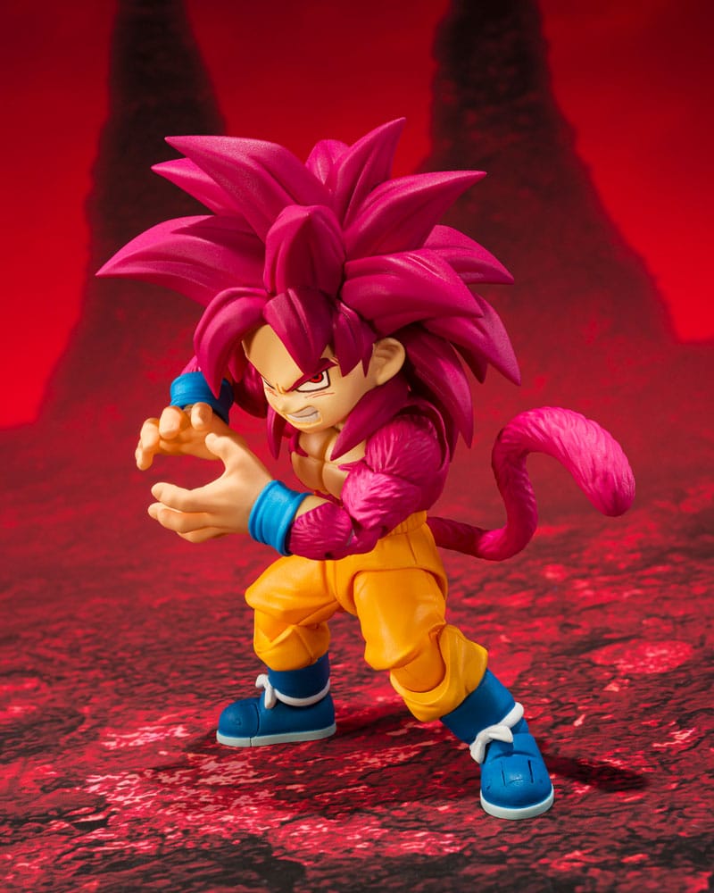 Dragon Ball - Super Saiyan Level 4 Son Goku, Daima S.H.Figuarts Action Figure (mini) 8 cm