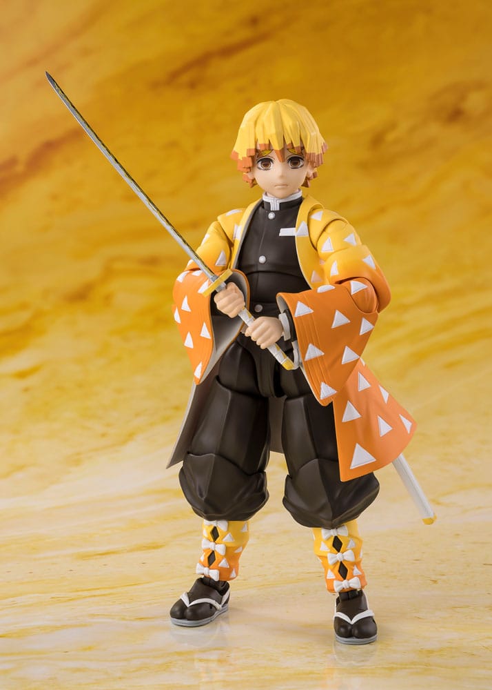 Demon Slayer - Zenitsu Agatsuma, Kimetsu no Yaiba S.H.Figuarts Action Figure 14 cm