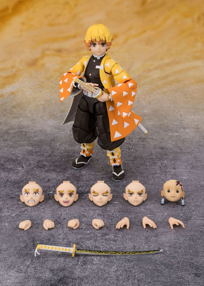 Demon Slayer - Zenitsu Agatsuma, Kimetsu no Yaiba S.H.Figuarts Action Figure 14 cm