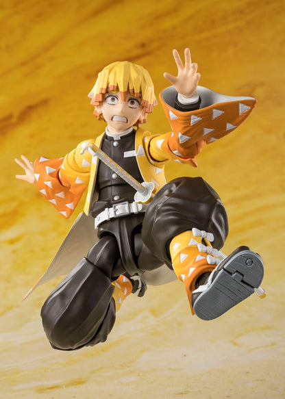 Demon Slayer - Zenitsu Agatsuma, Kimetsu no Yaiba S.H.Figuarts Action Figure 14 cm