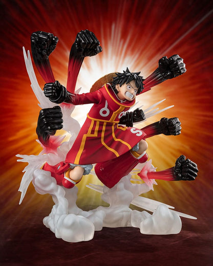 One Piece - Monkey D. Luffy, Figuarts ZERO Extra Battle PVC Statue -Gum Gum Hawk Gatling- 19 cm