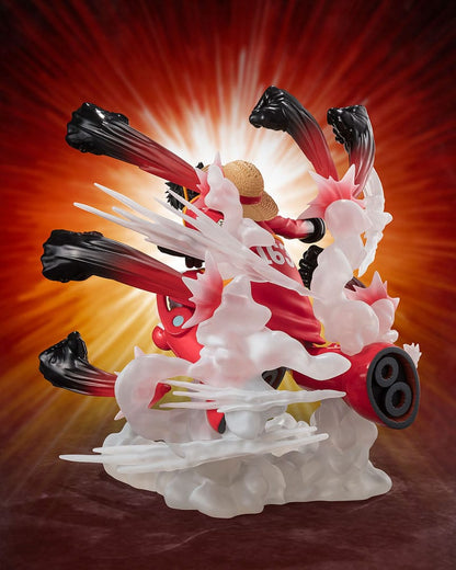 One Piece - Monkey D. Luffy, Figuarts ZERO Extra Battle PVC Statue -Gum Gum Hawk Gatling- 19 cm