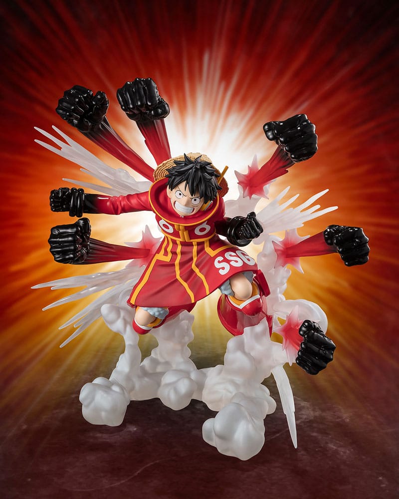 One Piece - Monkey D. Luffy, Figuarts ZERO Extra Battle PVC Statue -Gum Gum Hawk Gatling- 19 cm