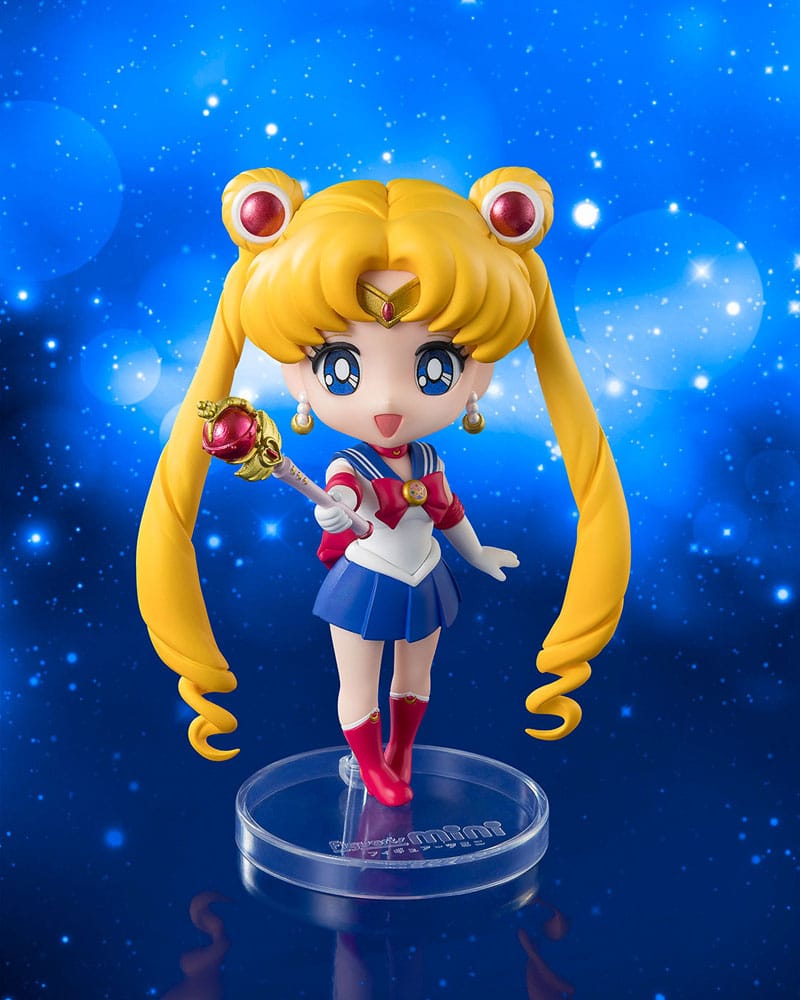 Pretty Guardian Sailor Moon R - Sailor Moon, mini Actionfigur Crystal Star Compact Edition 9 cm