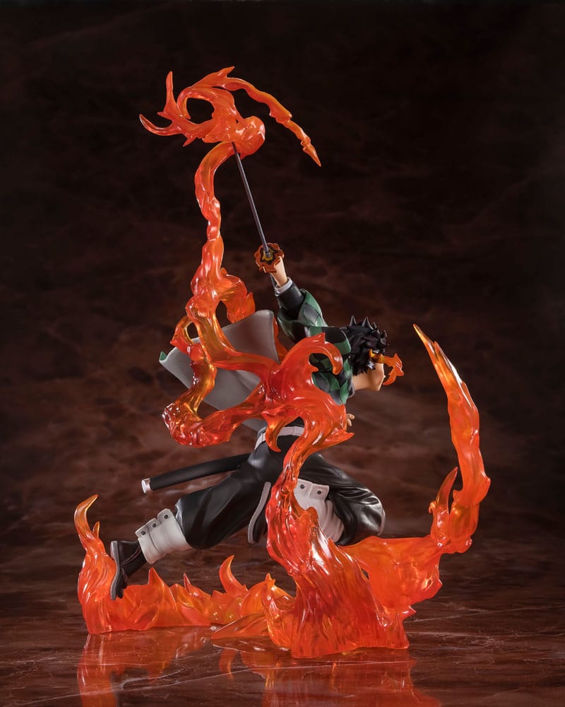 Demon Slayer: Kimetsu no Yaiba - Kamado Tanjiro, FiguartsZERO PVC Statue (Kyojuro Rengoku's Sword Guard Ver.) 19 cm