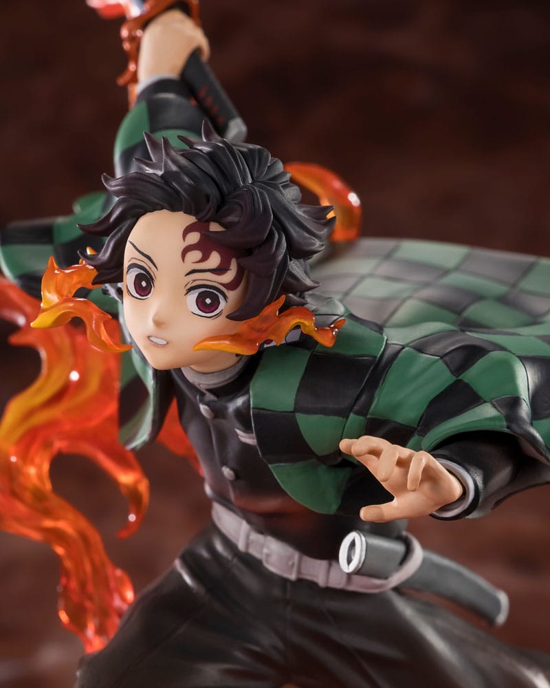 Demon Slayer: Kimetsu no Yaiba - Kamado Tanjiro, FiguartsZERO PVC Statue (Kyojuro Rengoku's Sword Guard Ver.) 19 cm