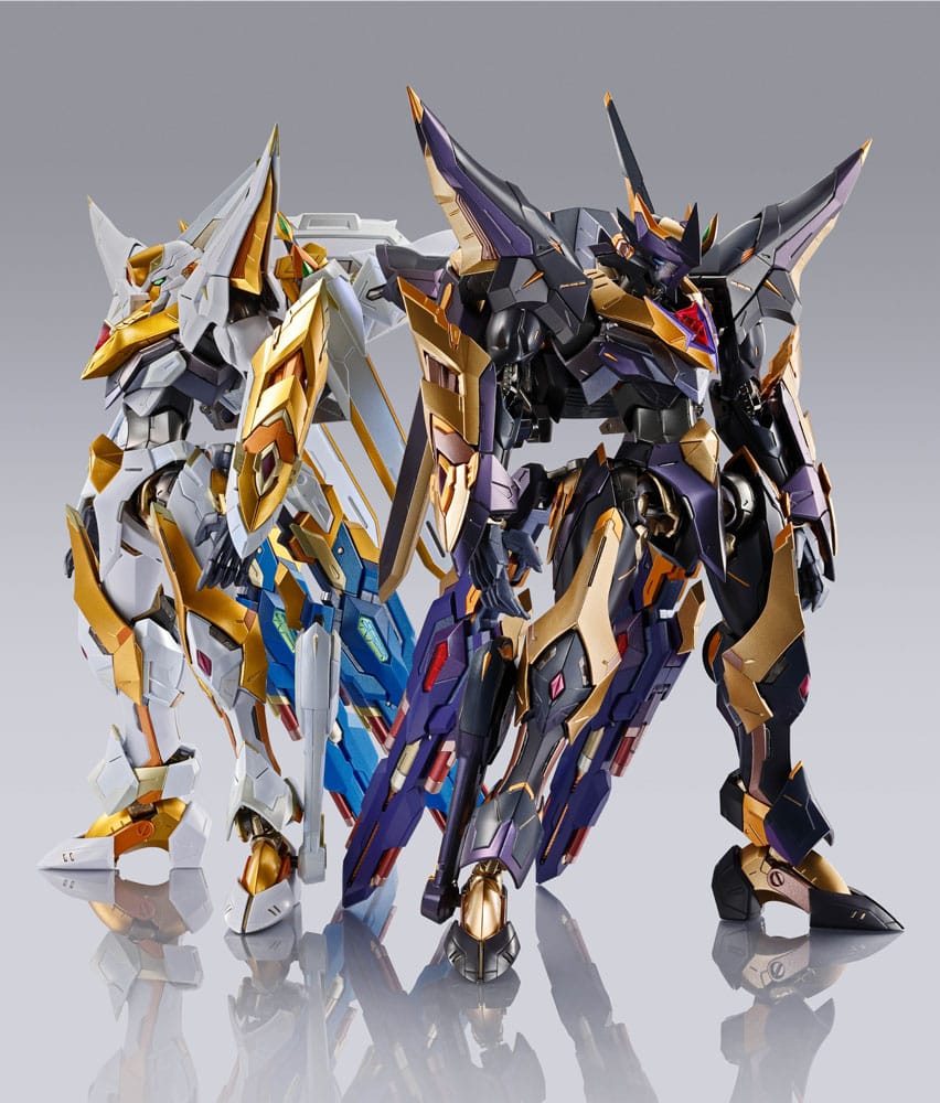 Code Geass - Lancelot Albion, Zero Lelouch of the Rebellion Metal Build Dragon Scale Action Figure 18 cm