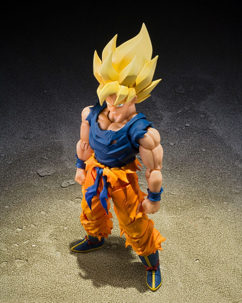 Dragon Ball Z - Super Saiyan Son Goku, S.H.Figuarts Actionfigur (Fighter of Rage) 14 cm