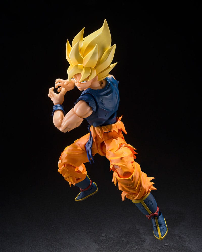 Dragon Ball Z - Super Saiyan Son Goku, S.H.Figuarts Actionfigur (Fighter of Rage) 14 cm