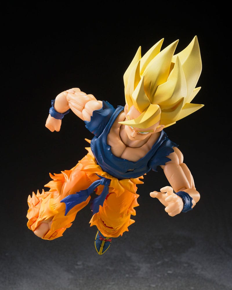 Dragon Ball Z - Super Saiyan Son Goku, S.H.Figuarts Actionfigur (Fighter of Rage) 14 cm