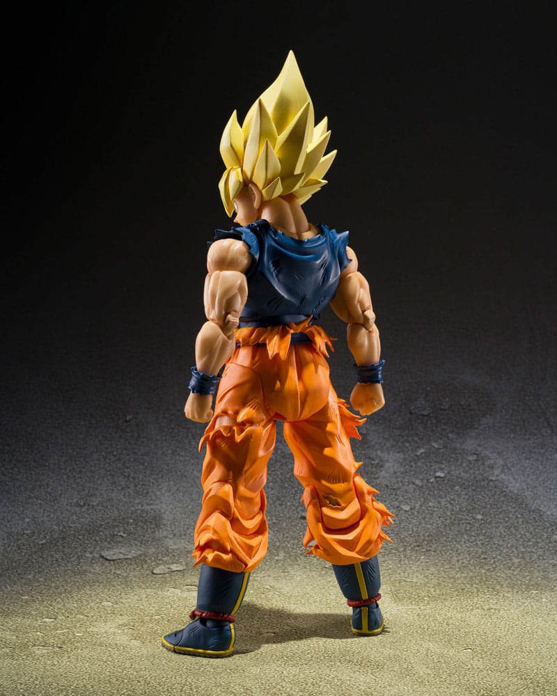 Dragon Ball Z - Super Saiyan Son Goku, S.H.Figuarts Actionfigur (Fighter of Rage) 14 cm